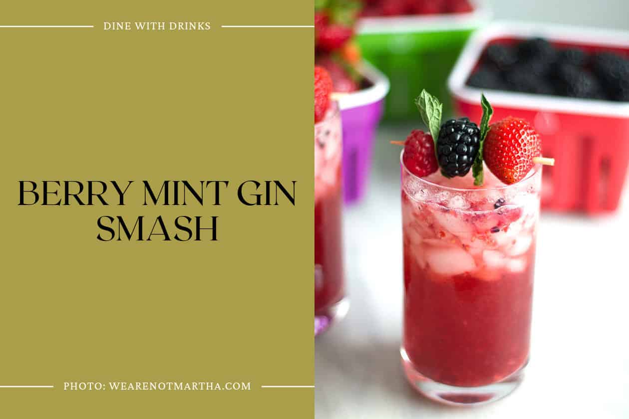 Berry Mint Gin Smash