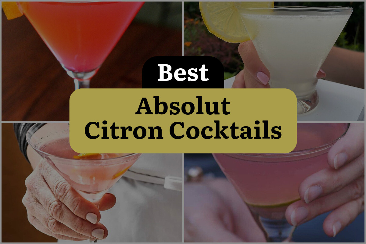 Absolut Citron Cocktails to up Night! | DineWithDrinks