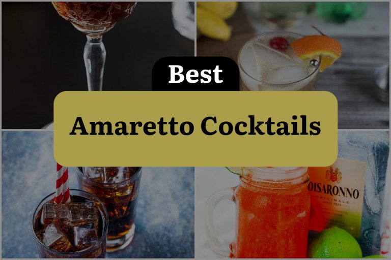 28 Amaretto Cocktails That Will Make Your Taste Buds Sing! | DineWithDrinks