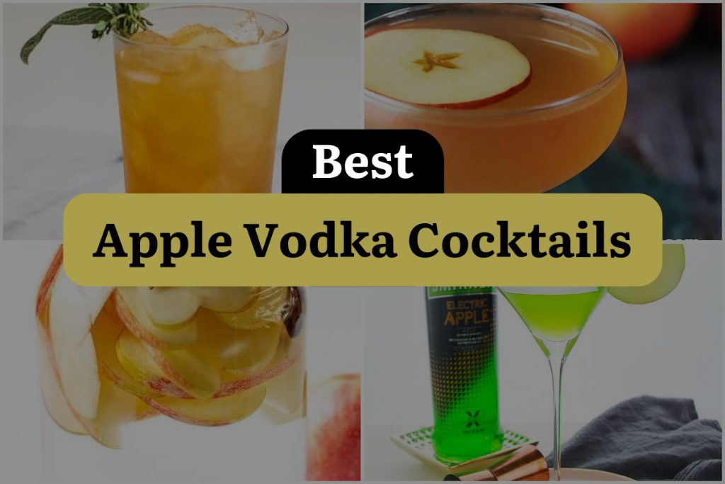 28 Apple Vodka Cocktails That Will Shake Up Your Taste Buds