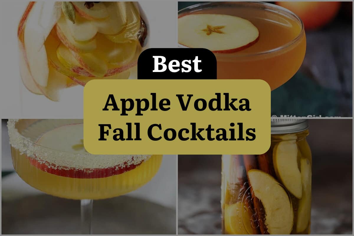 33 Best Apple Vodka Fall Cocktails