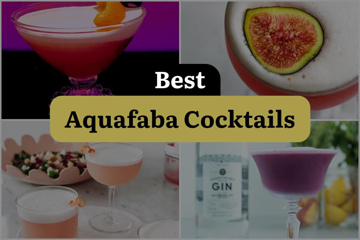 26 Best Aquafaba Cocktails
