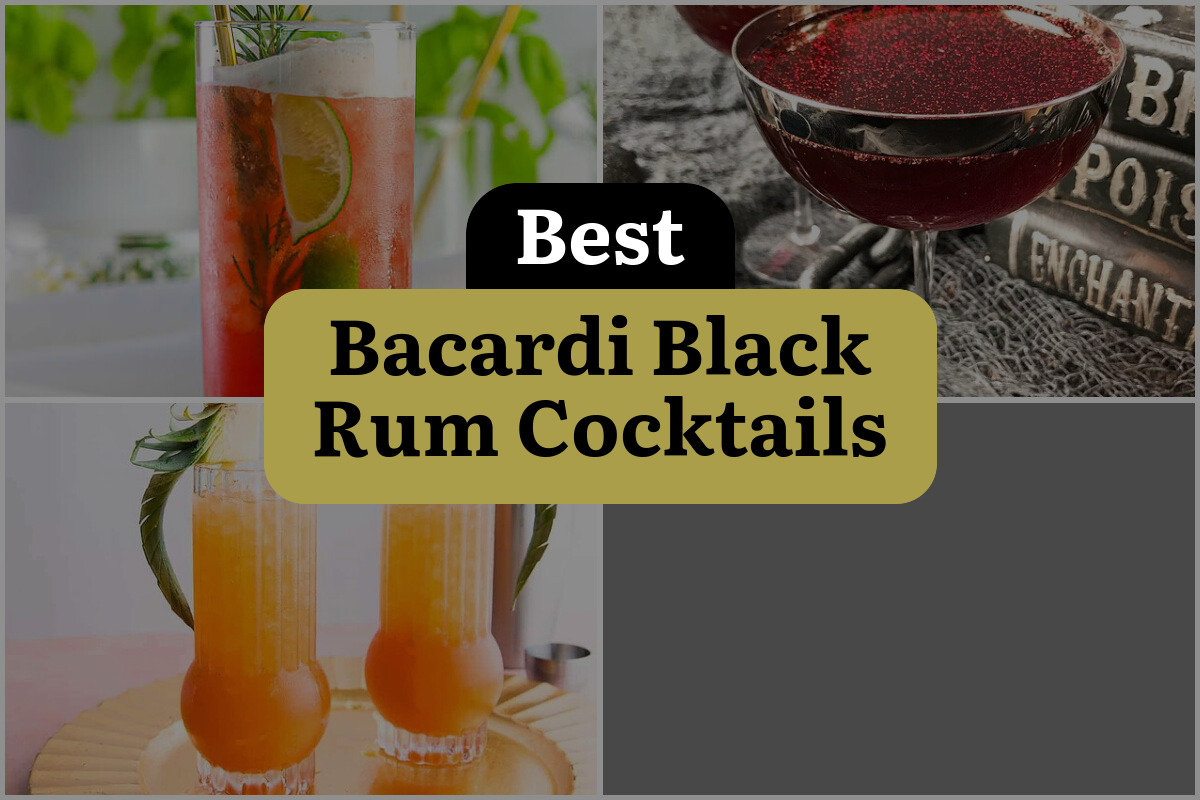 6 Best Bacardi Black Rum Cocktails