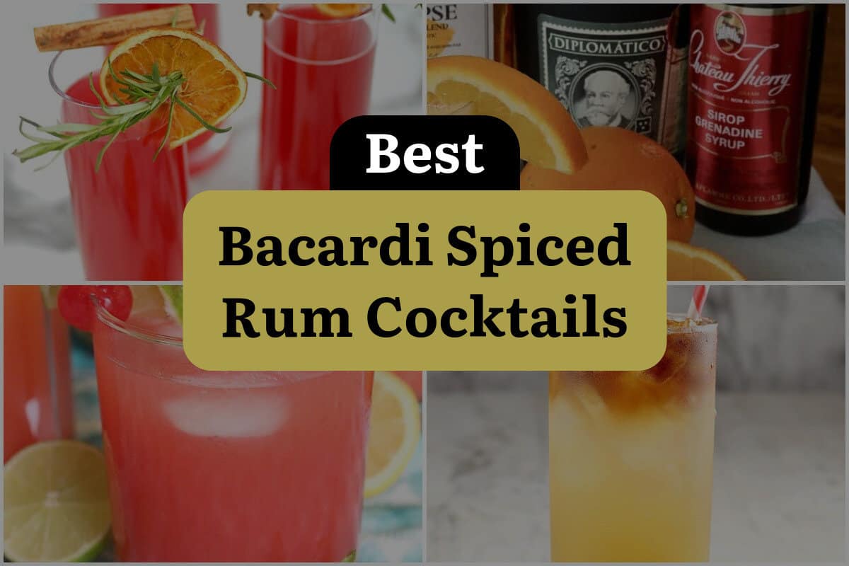 13 Best Bacardi Spiced Rum Cocktails