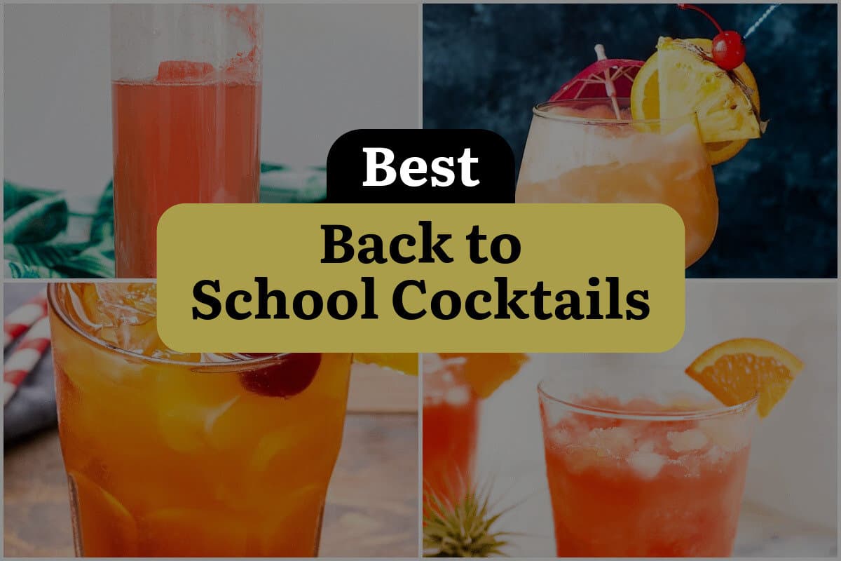 24 Best Back To School Cocktails