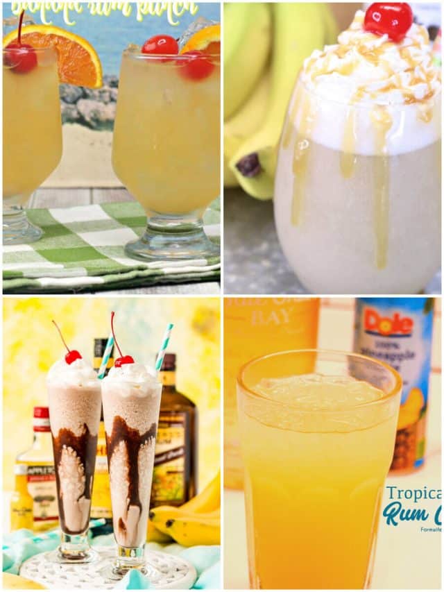 20 Banana Rum Cocktails That'Ll Make You Go Bananas!