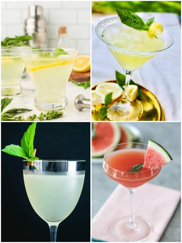 26 Basil Cocktails To Shake Up Your Summer Soirées!