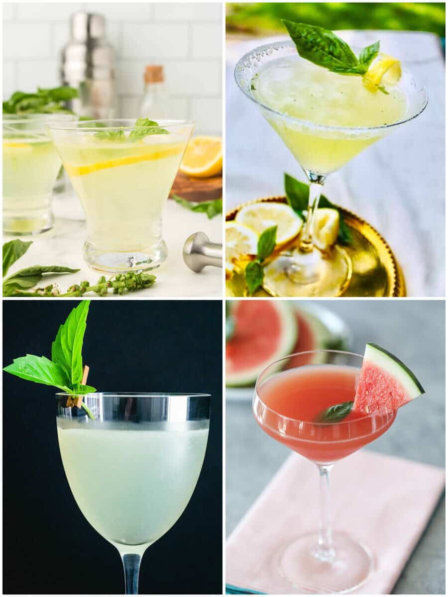 26 Basil Cocktails to Shake up your Summer Soirées!