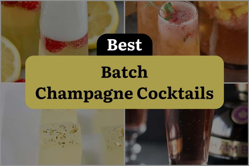 18 Batch Champagne Cocktails That'll Make Your Parties Pop