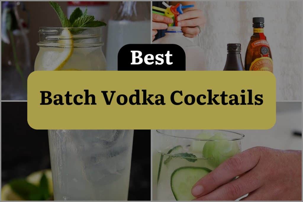 37 Batch Vodka Cocktails to Shake up Your Party Scene! DineWithDrinks