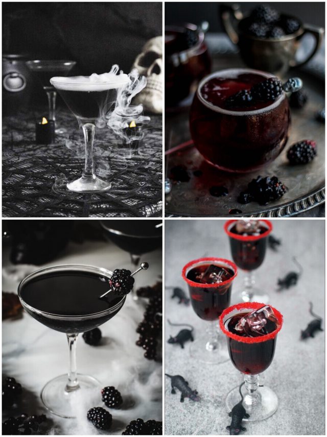 26 Best Black Halloween Cocktails