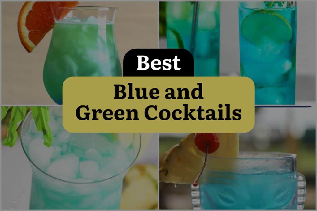 25 Blue and Green Cocktails to Make Your Spirits Bright! DineWithDrinks