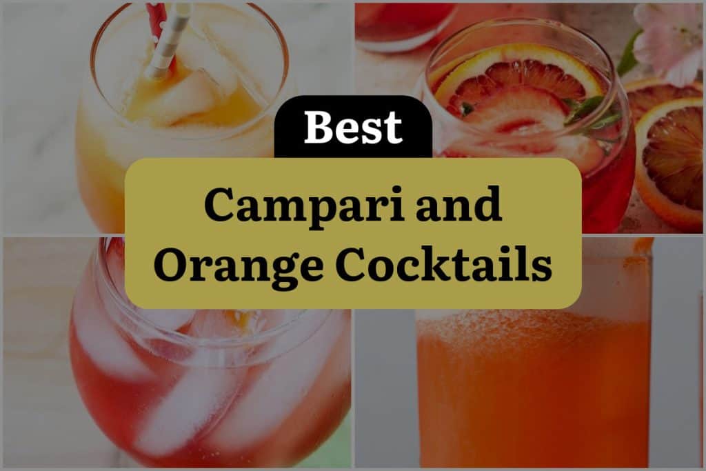 17 Campari and Orange Cocktails to Turn Up the Flavor! | DineWithDrinks