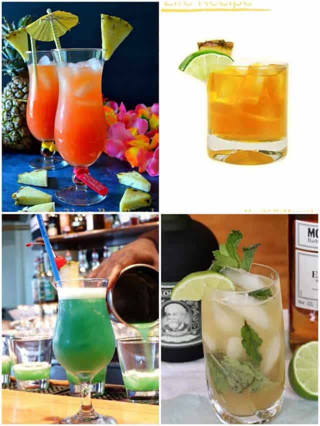 20 Caribbean Rum Cocktails To Transport You To Paradise!