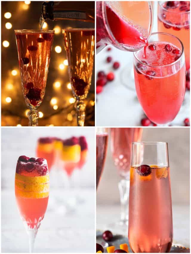 19 Champagne Cranberry Cocktails To Sip Your Fruity Fizz Fix!