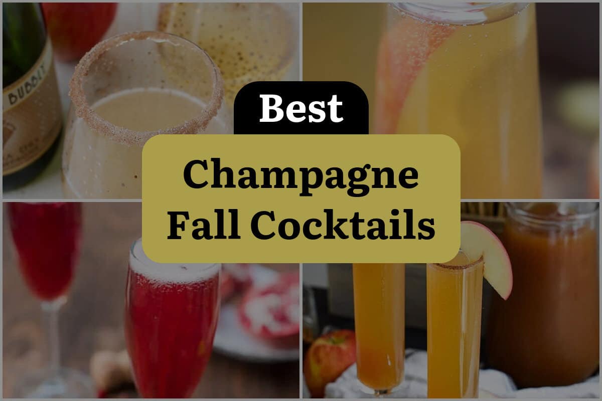 9 Best Champagne Fall Cocktails