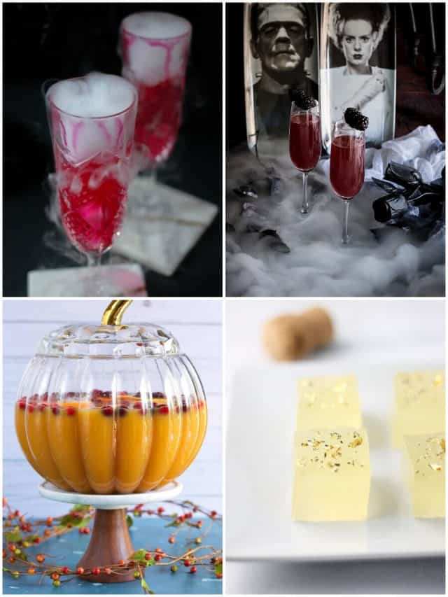 11 Champagne Halloween Cocktails To Raise Your Spirits!