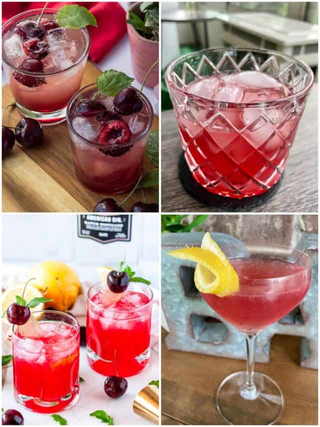 26 Cherry Liqueur And Gin Cocktails That’ll Shake Your World!