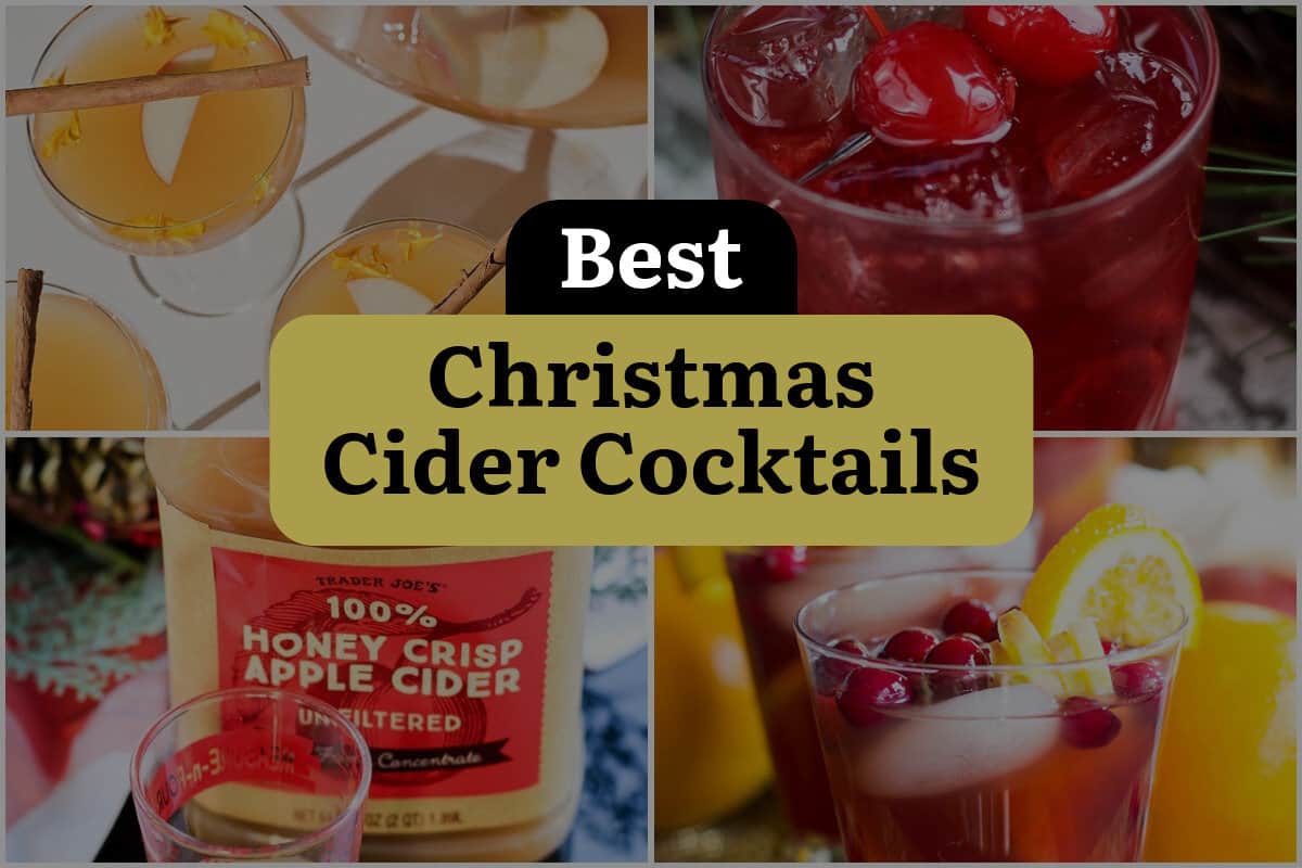 28 Best Christmas Cider Cocktails