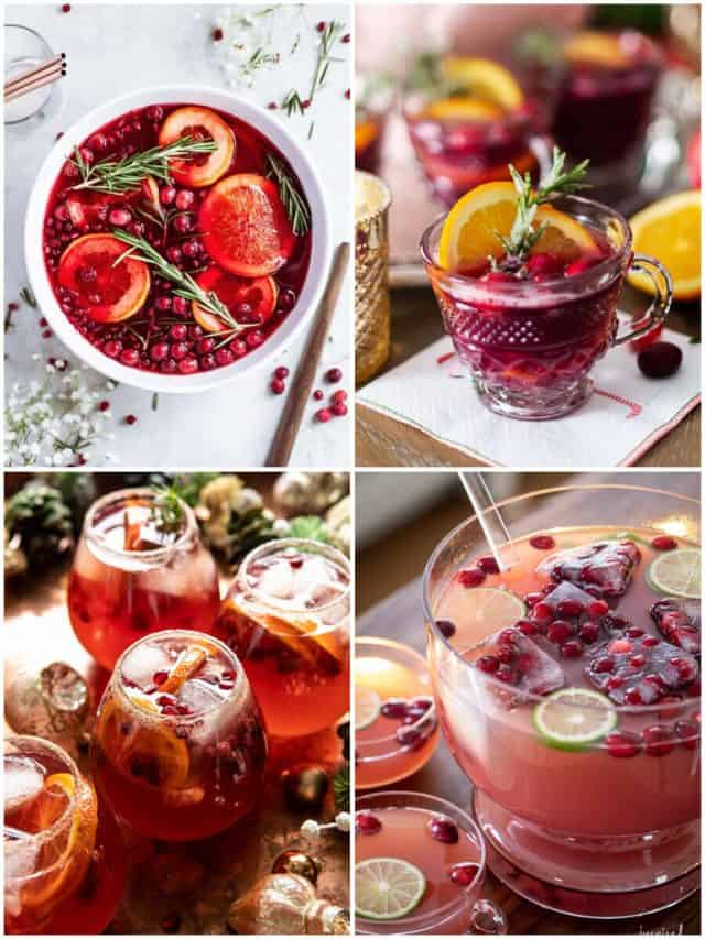 23 Christmas Punch Bowl Cocktails To Jingle Your Bells!