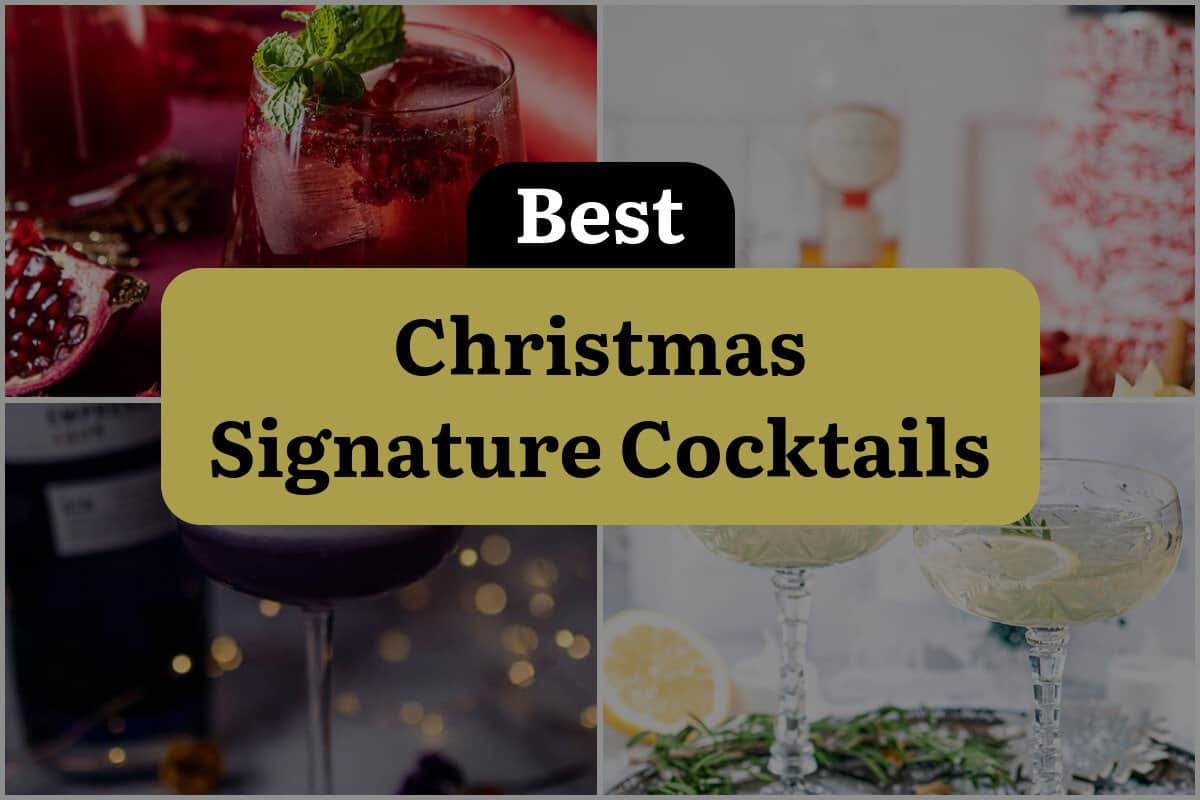 17 Best Christmas Signature Cocktails