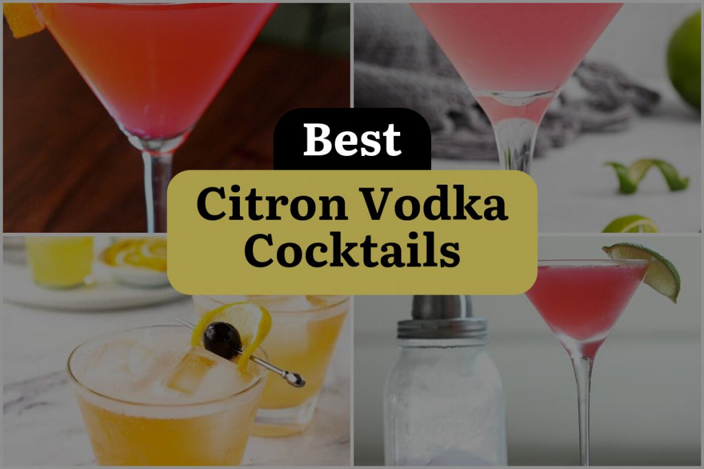 12 Citron Vodka Cocktails That Will Shake Up Your World! DineWithDrinks