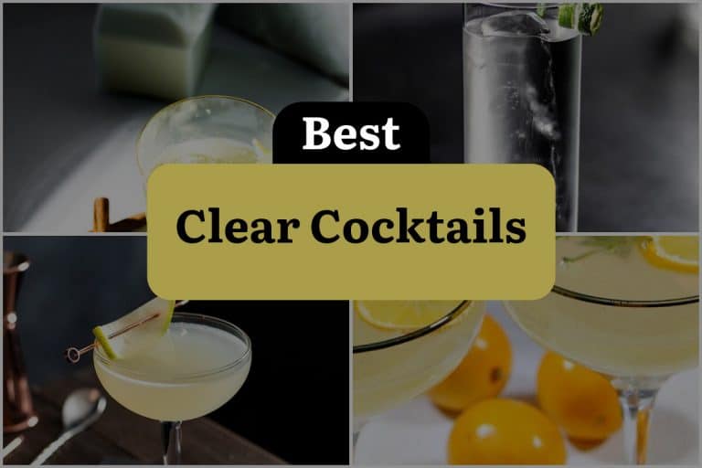 15 Clear Cocktails that Will Have You Sipping in Style | DineWithDrinks