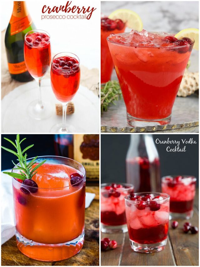 26 Cranberry Fall Cocktails To Sip And Savor All Season Long!