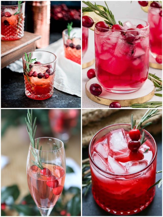 26 Cranberry Rosemary Cocktails To Shake Up Your Nightlife!