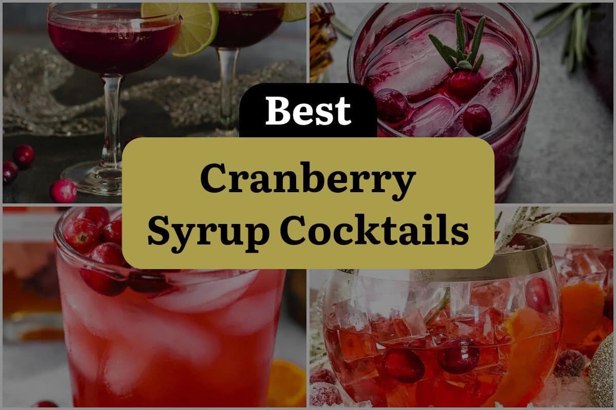 35 Best Cranberry Syrup Cocktails