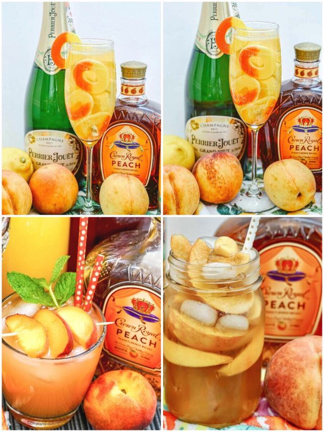 17 Crown Peach Cocktails Fit For Royalty!