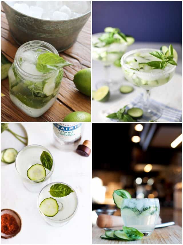 26 Cucumber Basil Cocktails To Keep You Cool This Summer!