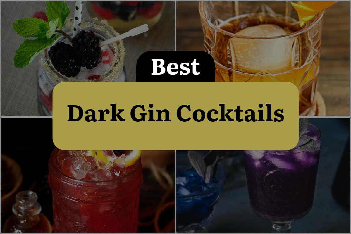 5 Dark Gin Cocktails to DateNight Your Taste Buds DineWithDrinks