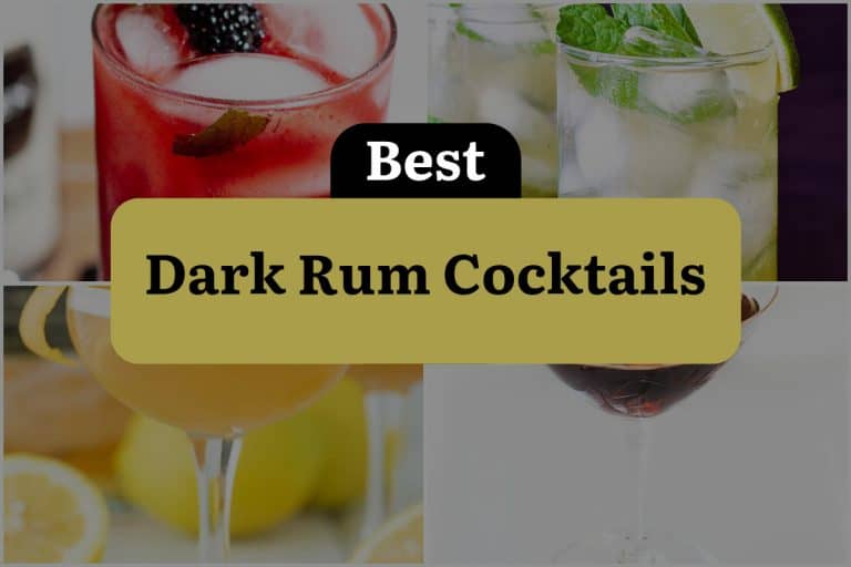 27 Dark Rum Cocktails to Sip Your Way to Paradise! DineWithDrinks