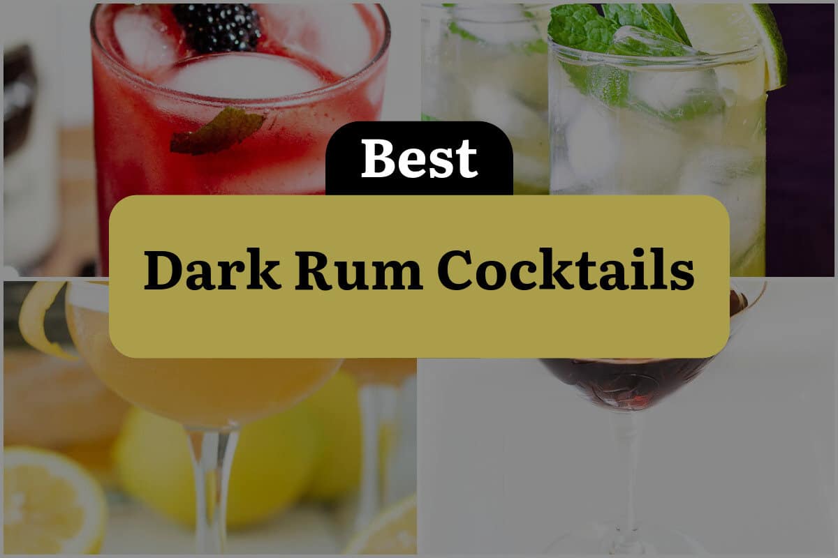 27 Best Dark Rum Cocktails