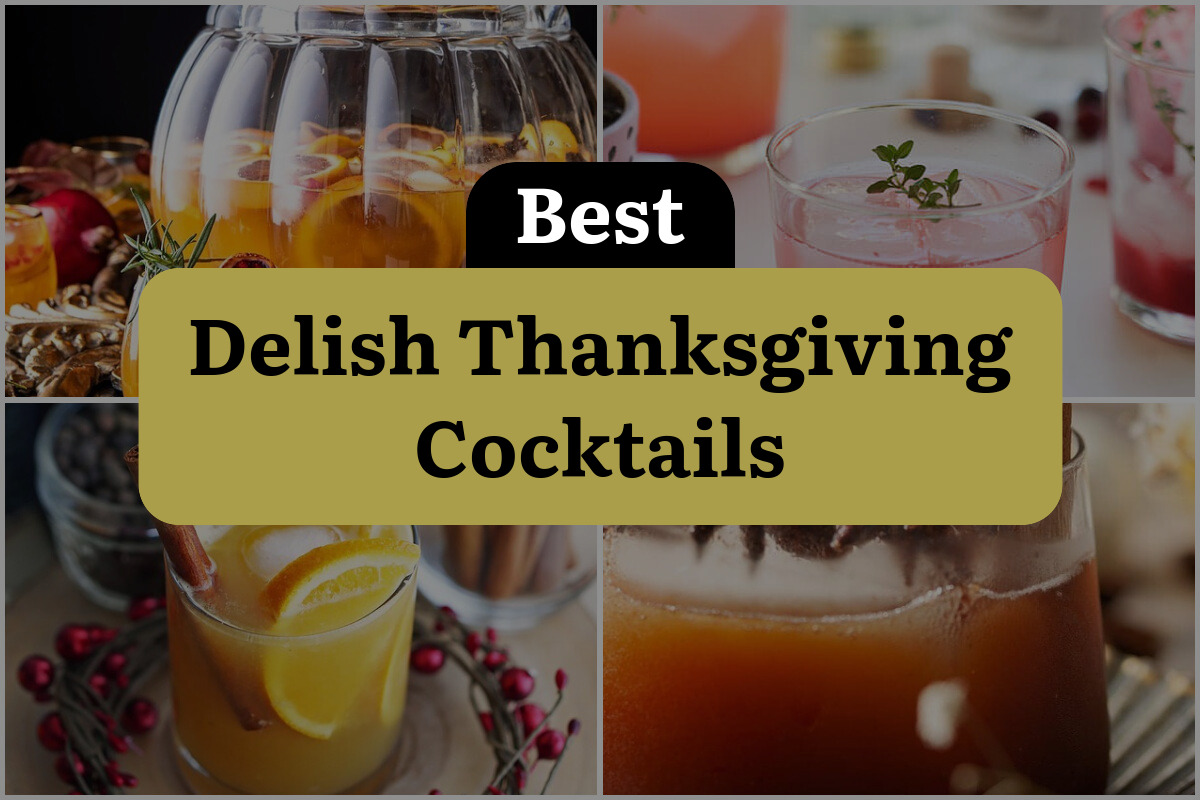 24 Best Delish Thanksgiving Cocktails