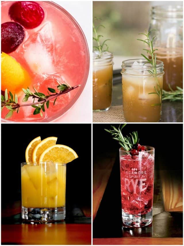 26 Easy Holiday Whiskey Cocktails To Bring On The Cheer!