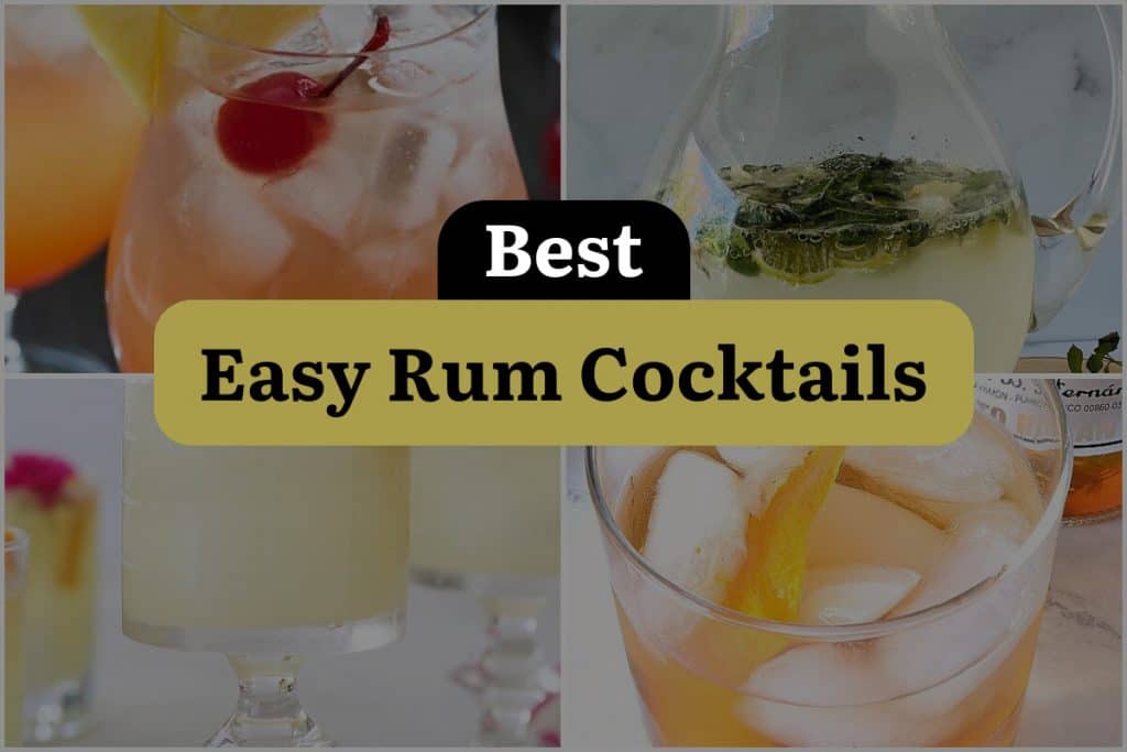 29 Easy Rum Cocktails To Sail Away With Dinewithdrinks