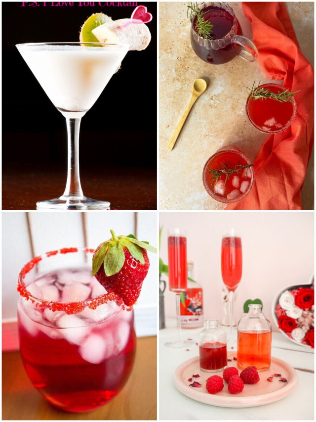 26 Easy Valentine Cocktails To Sweeten Your Love Life