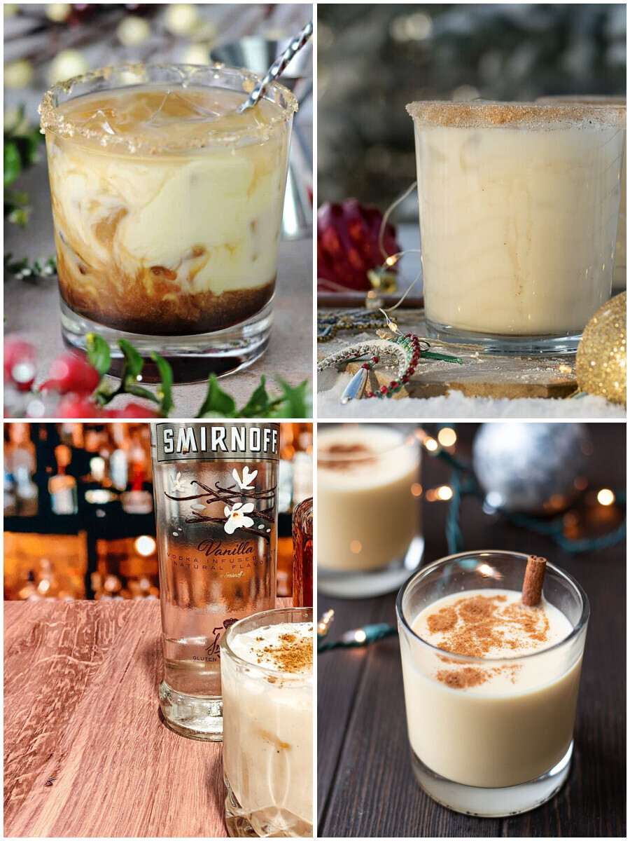 14 Eggnog Vodka Cocktails to Spice Up Your Holiday Season!