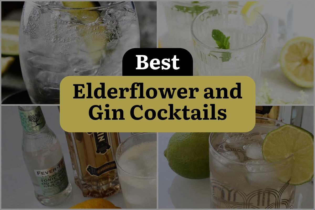 34 Best Elderflower And Gin Cocktails