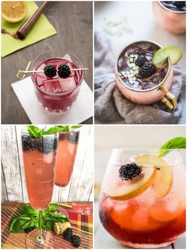 12 Elderflower Blackberry Cocktails That Are Berry Delicious!