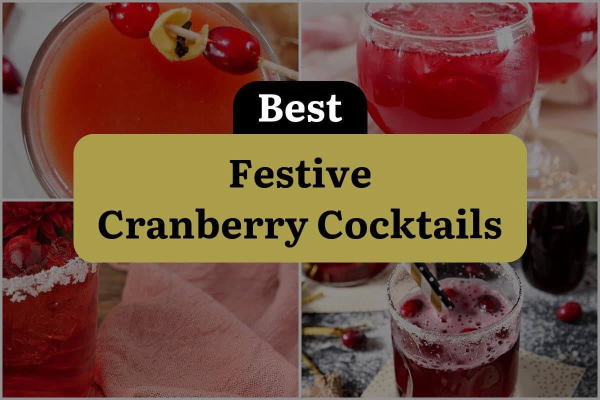 32 Best Festive Cranberry Cocktails