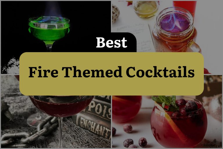 15 FireThemed Cocktails That Are Hotter Than Flames! DineWithDrinks
