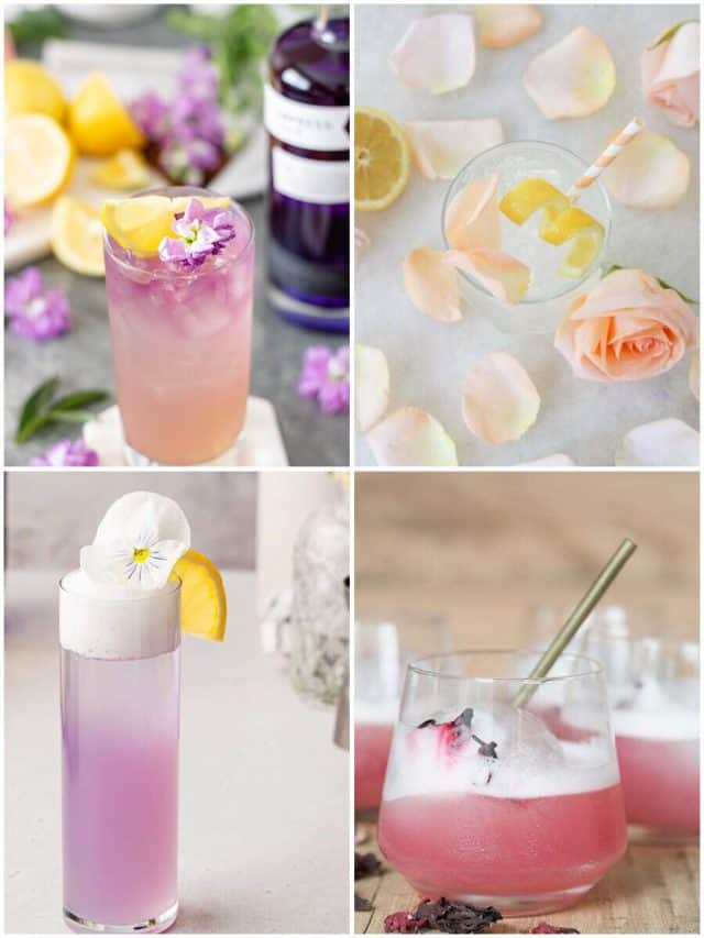 26 Floral Gin Cocktails That Will Blossom Your Taste Buds!