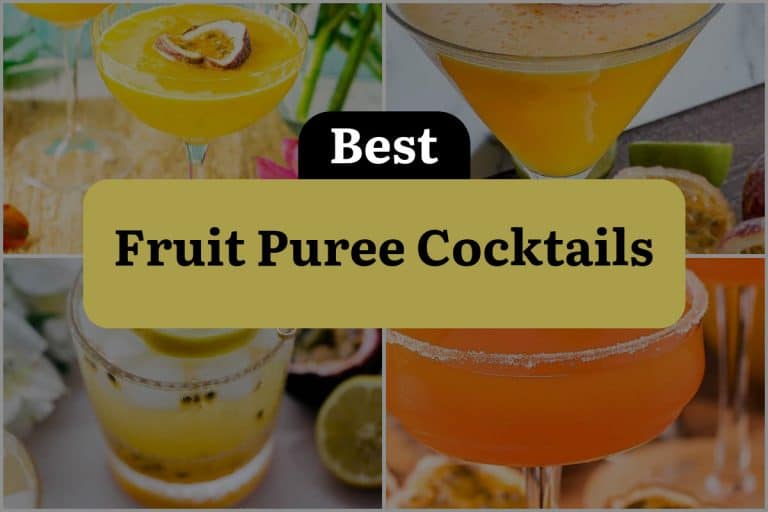 20 Fruit Puree Cocktails That Will Make Your Taste Buds Sing