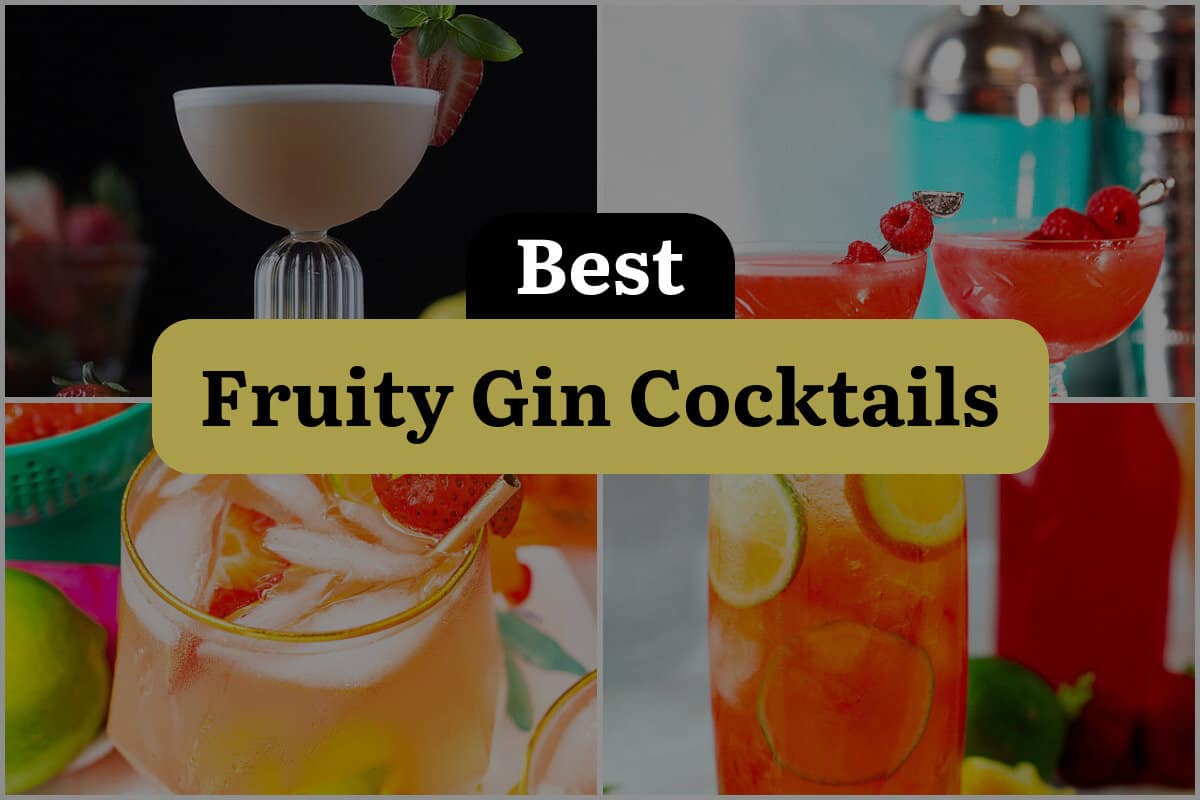 27 Best Fruity Gin Cocktails