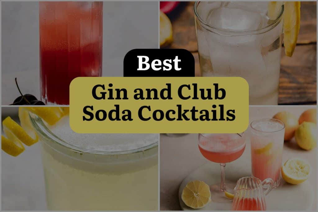 25 Gin and Club Soda Cocktails to Spice Up Your Happy Hour