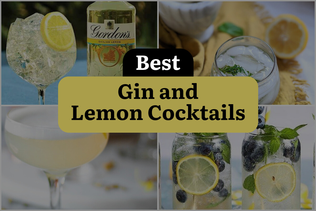 32 Best Gin And Lemon Cocktails