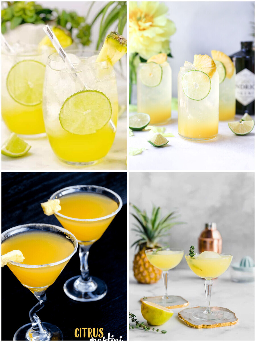 26 Gin and Pineapple Cocktails to Shake Up Your Summer!